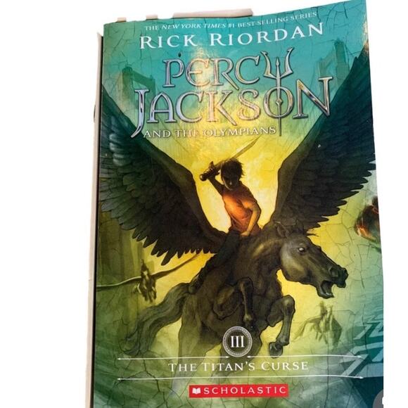 Percy Jackson Complete Series Set 1-5 Paperback Books Rick Riordan Lot of 5 - Picture 5 of 8